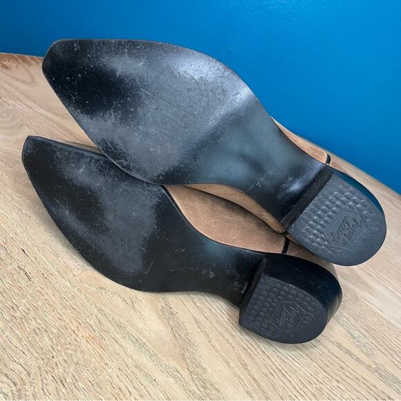Tony Lama Vintage Suede Western Boots Pointy Toe Block Heel Women’s Size 6.5 - Picture 10 of 12